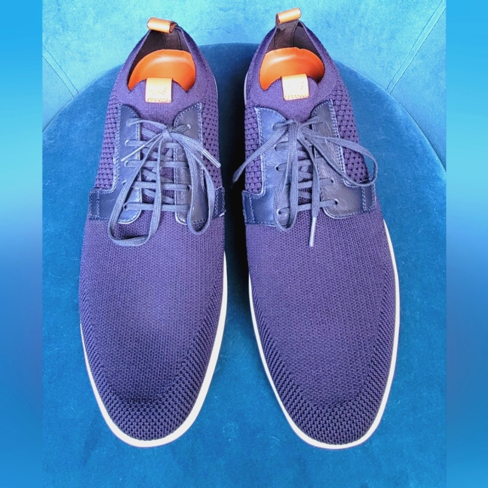 Wolf & Shepherd Men Swiftknit Derby Navy Shoes Size 11